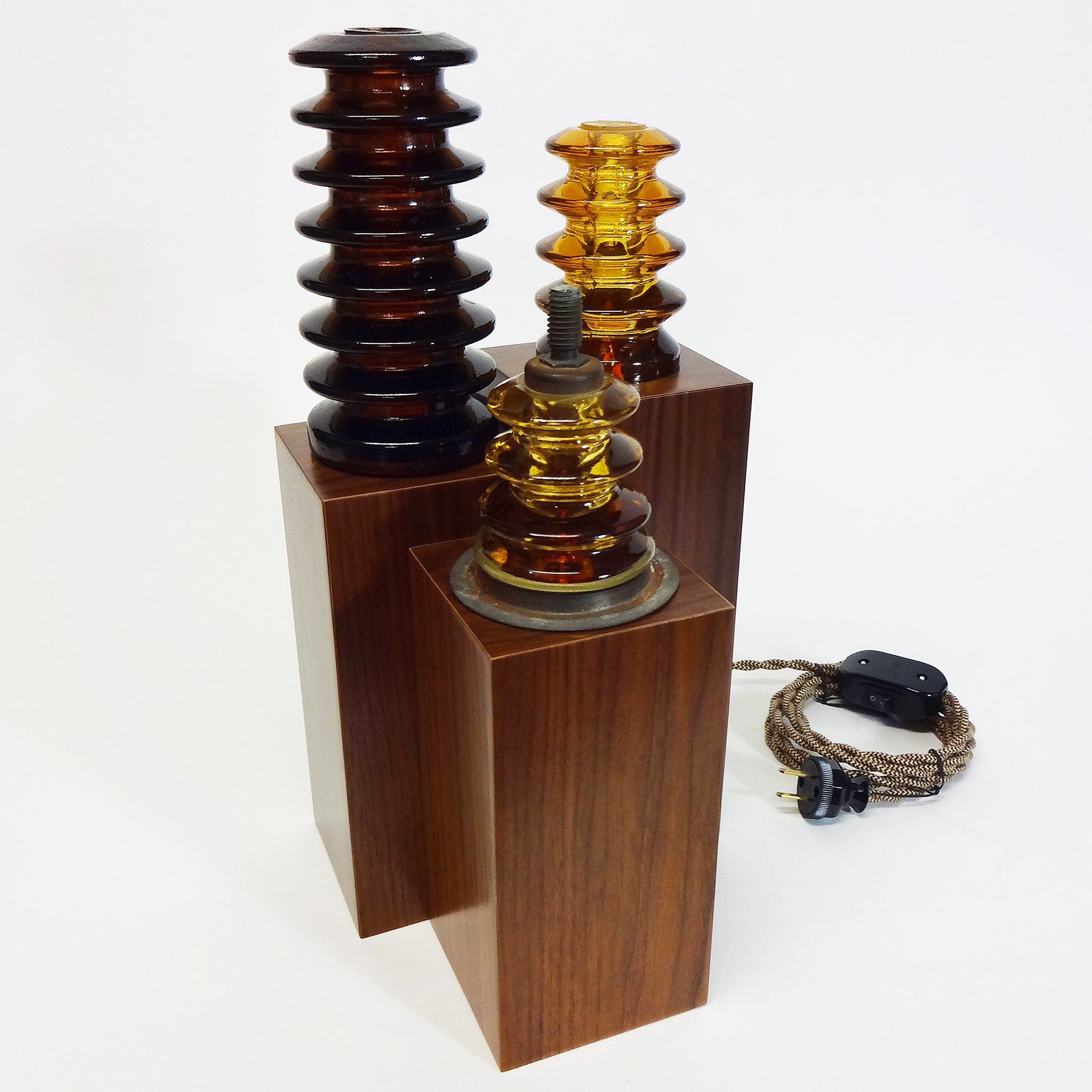 MiglioDesign-Pharos-Table-Light-with-Vintage-Glass-Transformer-Bushings-1.jpg