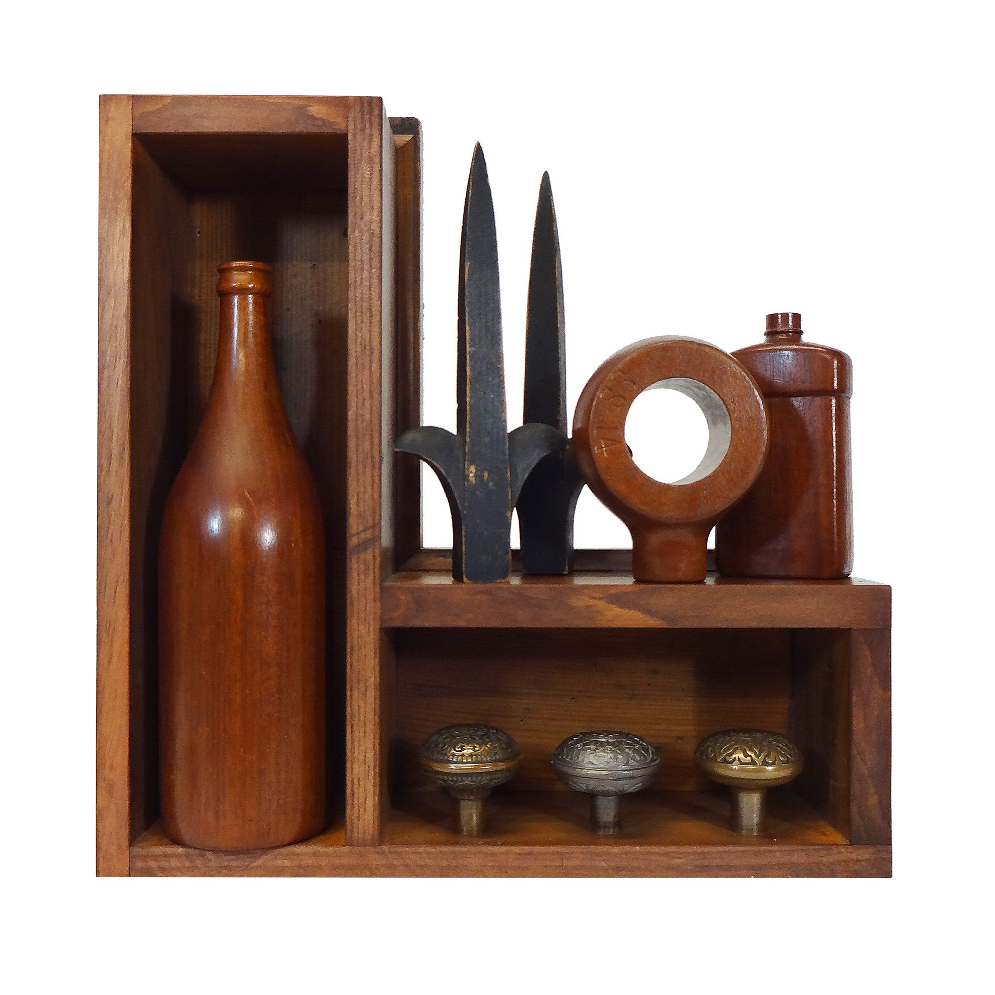Migliodesign - Wall still life sculpture - front view
