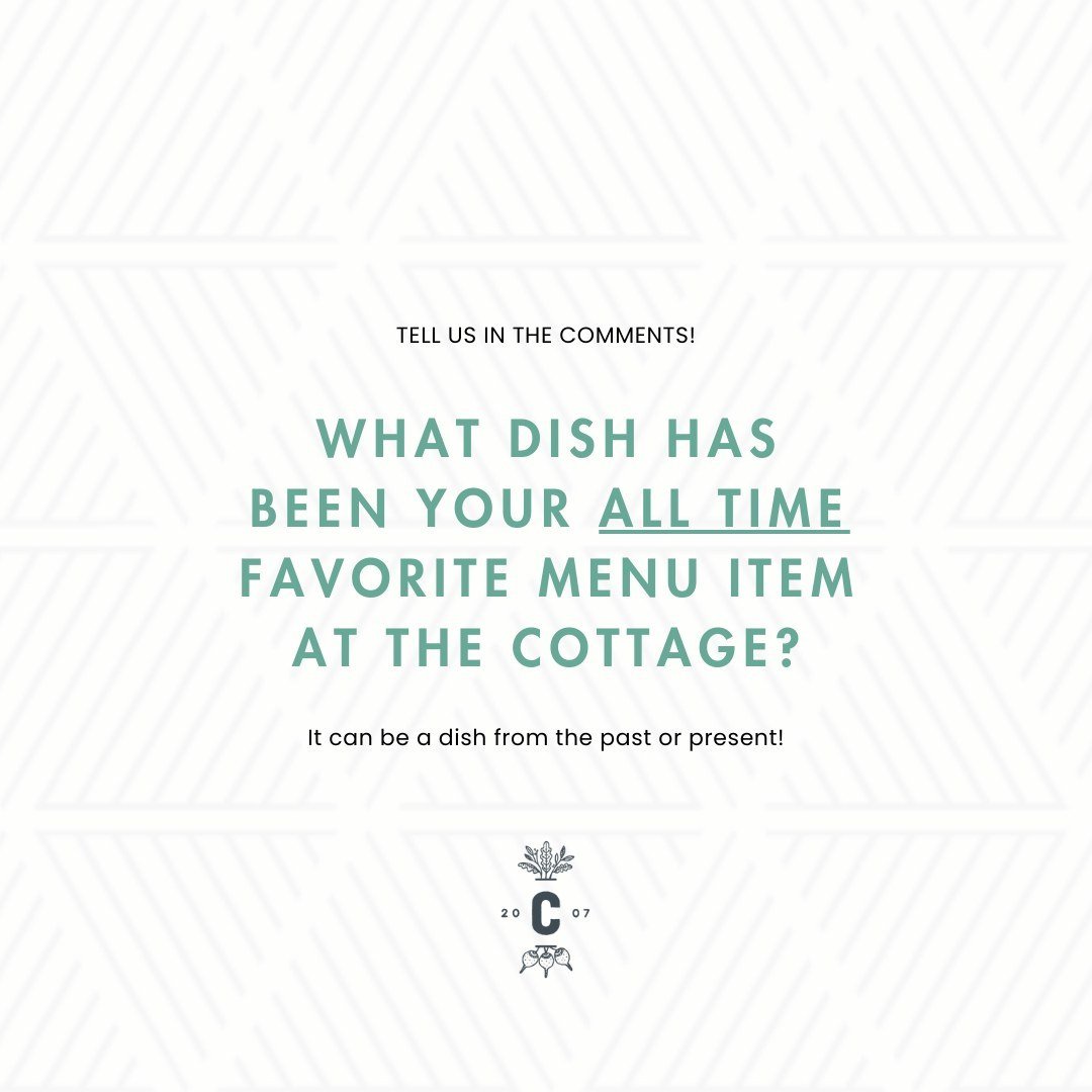 We know there are some Aloha Chicken Tender super-fans out there! 😉  Tell us in the comments your all-time favorite dish you've enjoyed at The Cottage!  #cottagewellesley