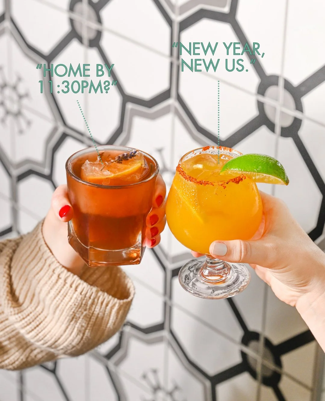 New year, new plans, and the same easygoing moments we love! From our house cocktails and thoughtfully crafted mocktails to a well-chosen selection of wines, each sip feels just right from the first to the last.⁠
⁠
Here&rsquo;s to welcoming the year 