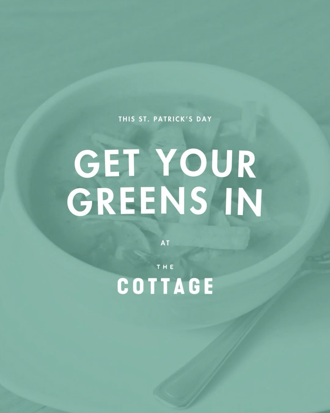 Get your greens in at The Cottage 🌿

Fresh, vibrant, and feel-good flavors - because a little green on your plate never hurts. Whether you&rsquo;re craving something light and bright or just balancing out the weekend, we&rsquo;ve got you covered.

C