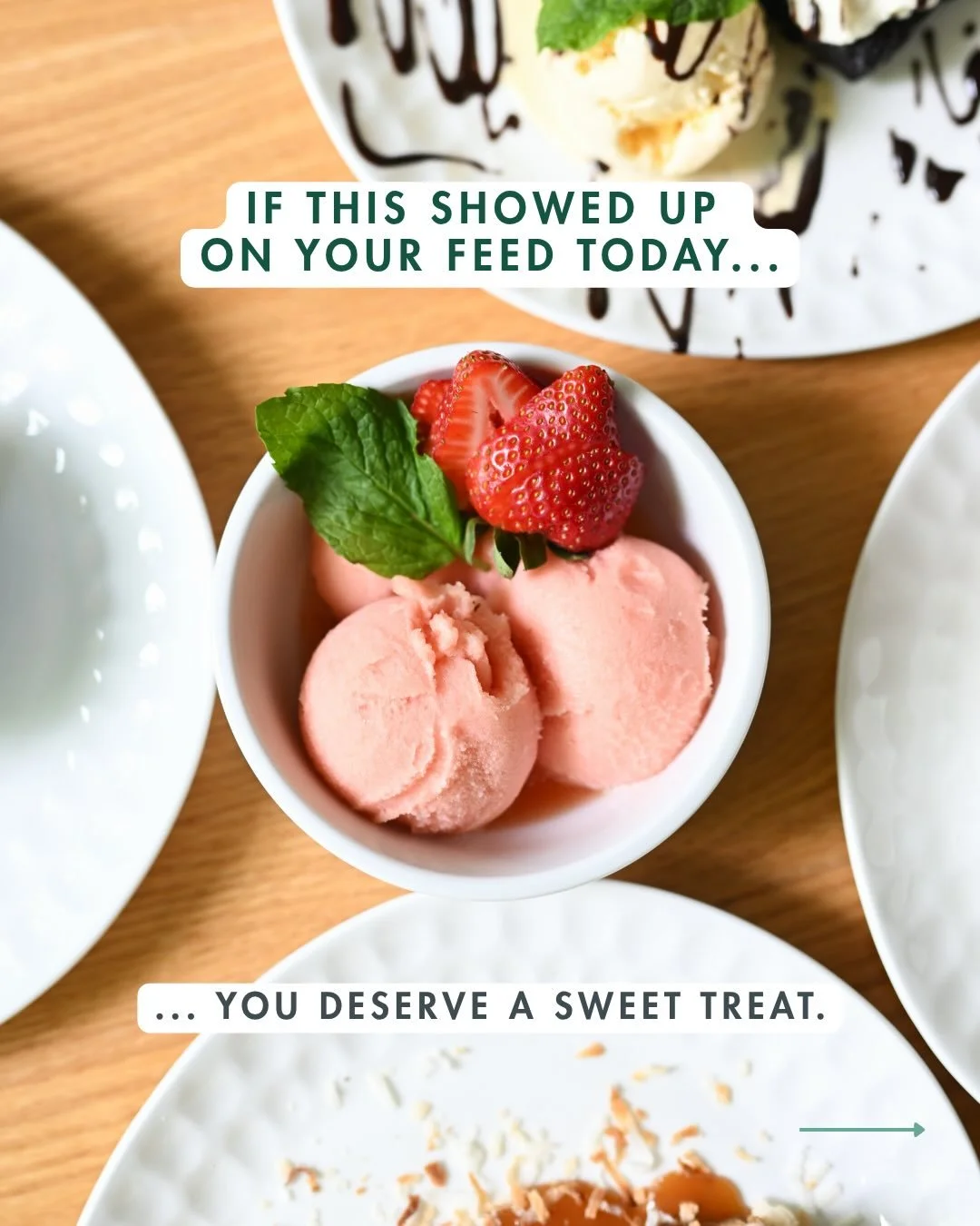 Go ahead. Order the sweet treat today&hellip;you&rsquo;ve earned it! #CottageWellesley