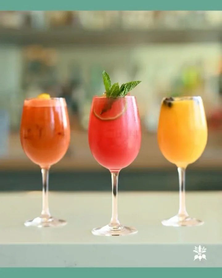 To pair with your favorite meal.
Freshly Pressed Juices, only at The Cottage.

watermelon + mint 🍉🍃
mango + berries 🥭🫐
carrot + ginger 🥕🫚