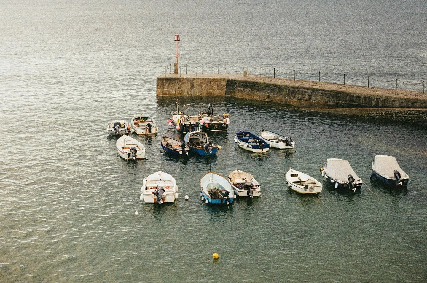 When the storms pass and you end up with the most calm seas, beautiful light and gorgeous little #portscatho