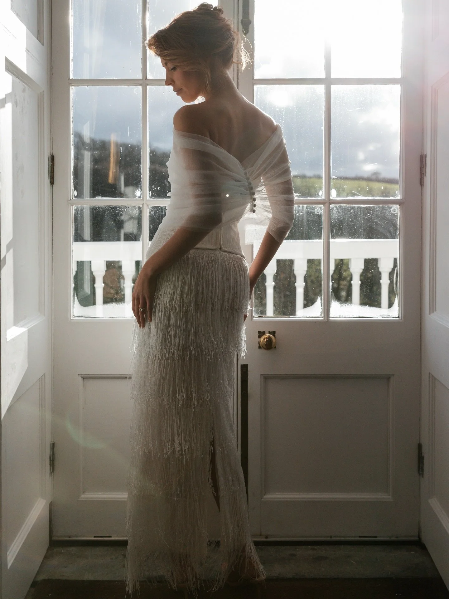 First up from a glorious shoot with the glorious team 🫶🏼 2026 Brides, we&rsquo;re ready for you! 🎉✨

@charlottealbert.makeup 
@sophie.spark 
@annaingramhair 
@st_ivesbridal 
@3acreblooms 
@launcells_barton