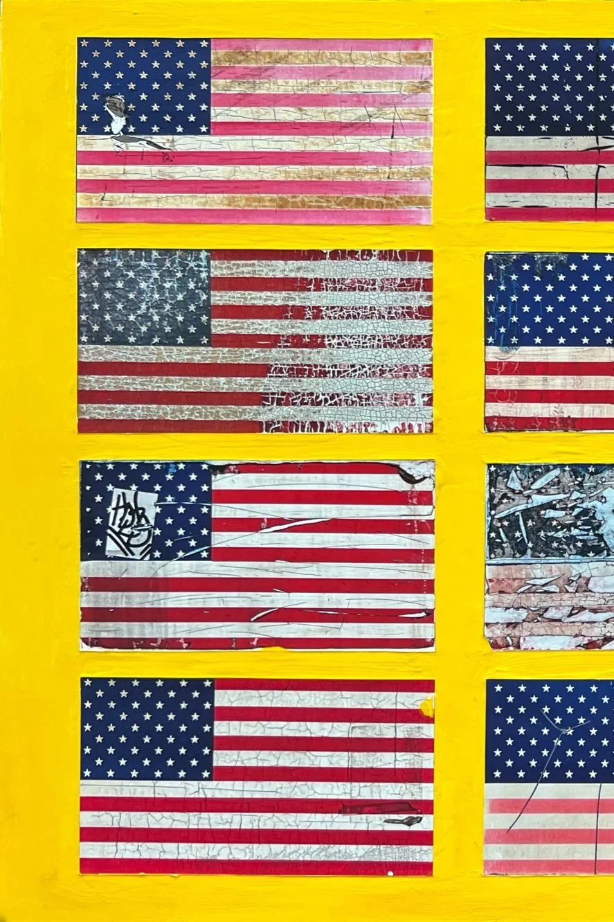 The Star-Spangled Banner  
2022/23  
Series of 3 collages