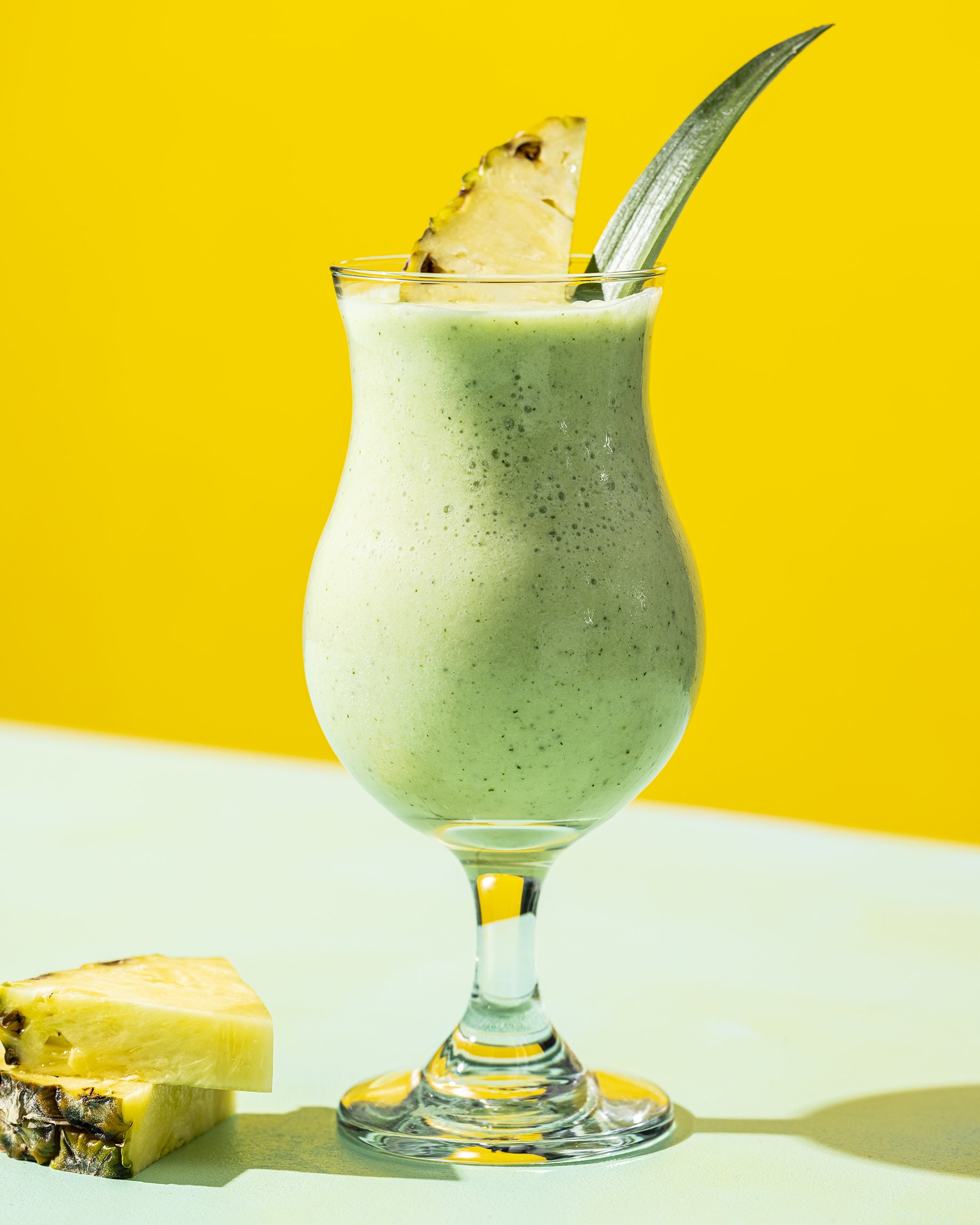 Pineapple & Zucchini Smoothie. Boston based food photographer.