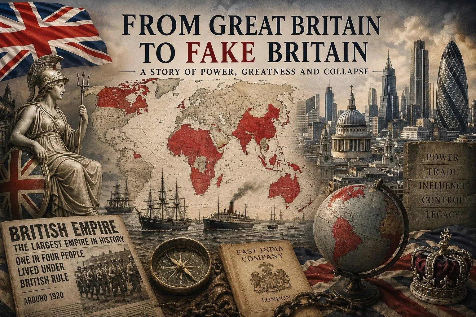 From Great Britain to Fake Britain – A Story of Power, Greatness and Collapse
