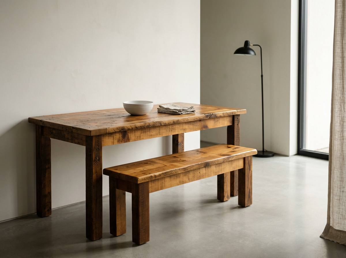 Rustic Farm Bench