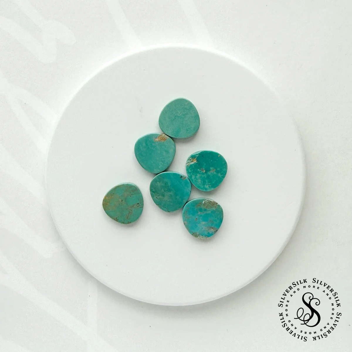 16mm Stabilized Turquoise Pear-shape Gemstone Beads - 2pc Set