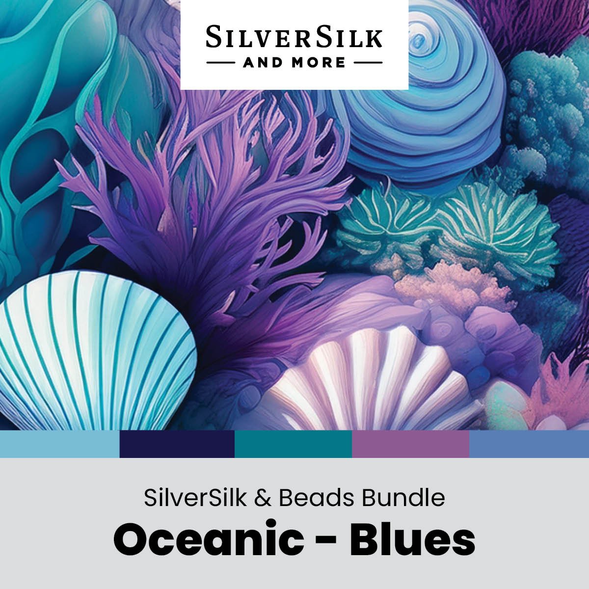 Oceanic Blues SilverSilk & Beads Bundle