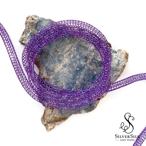 Amethyst Pearlesque Hollow Mesh