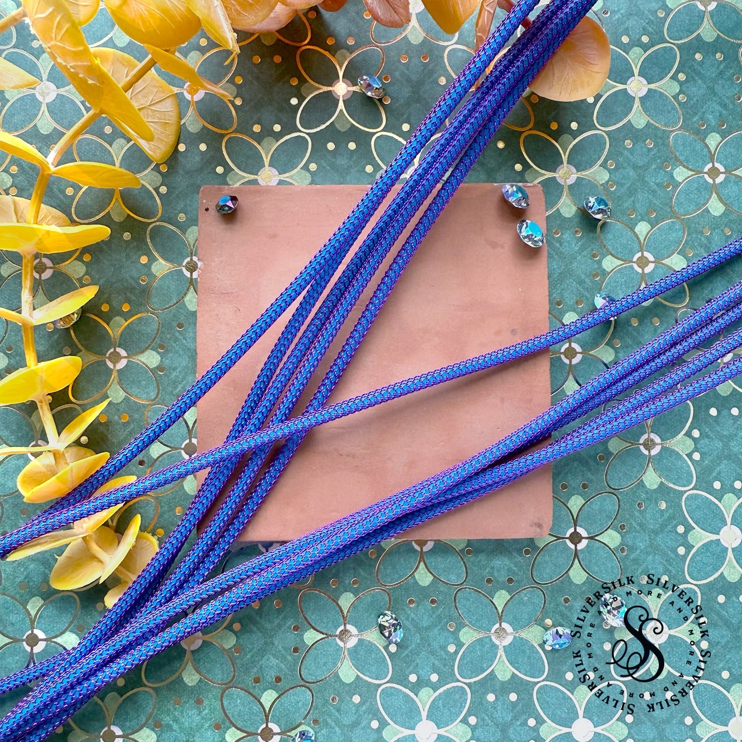 Violet Coral Pipe Chain - 3ft Spool