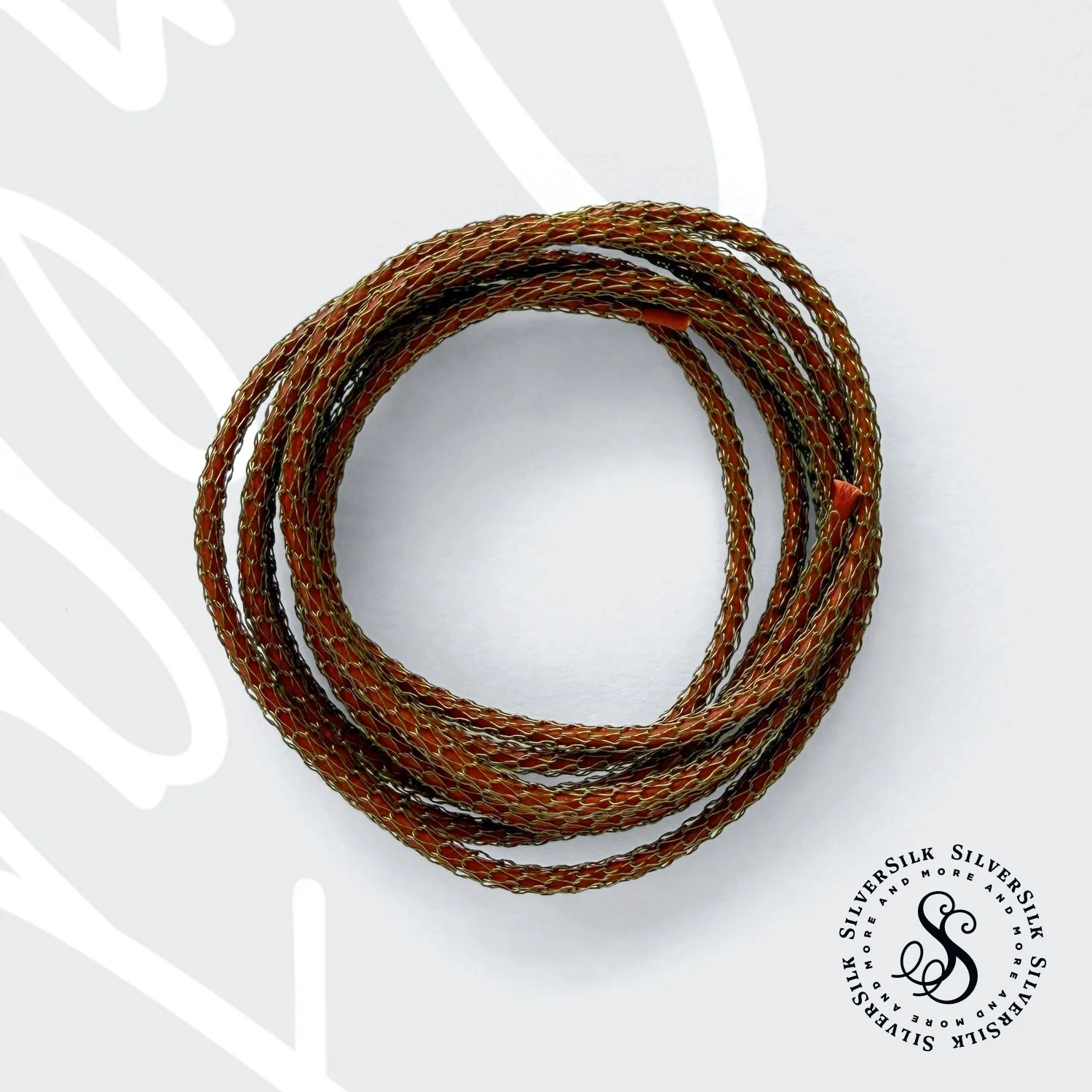 Cedar Mini Knitted Leather Chain