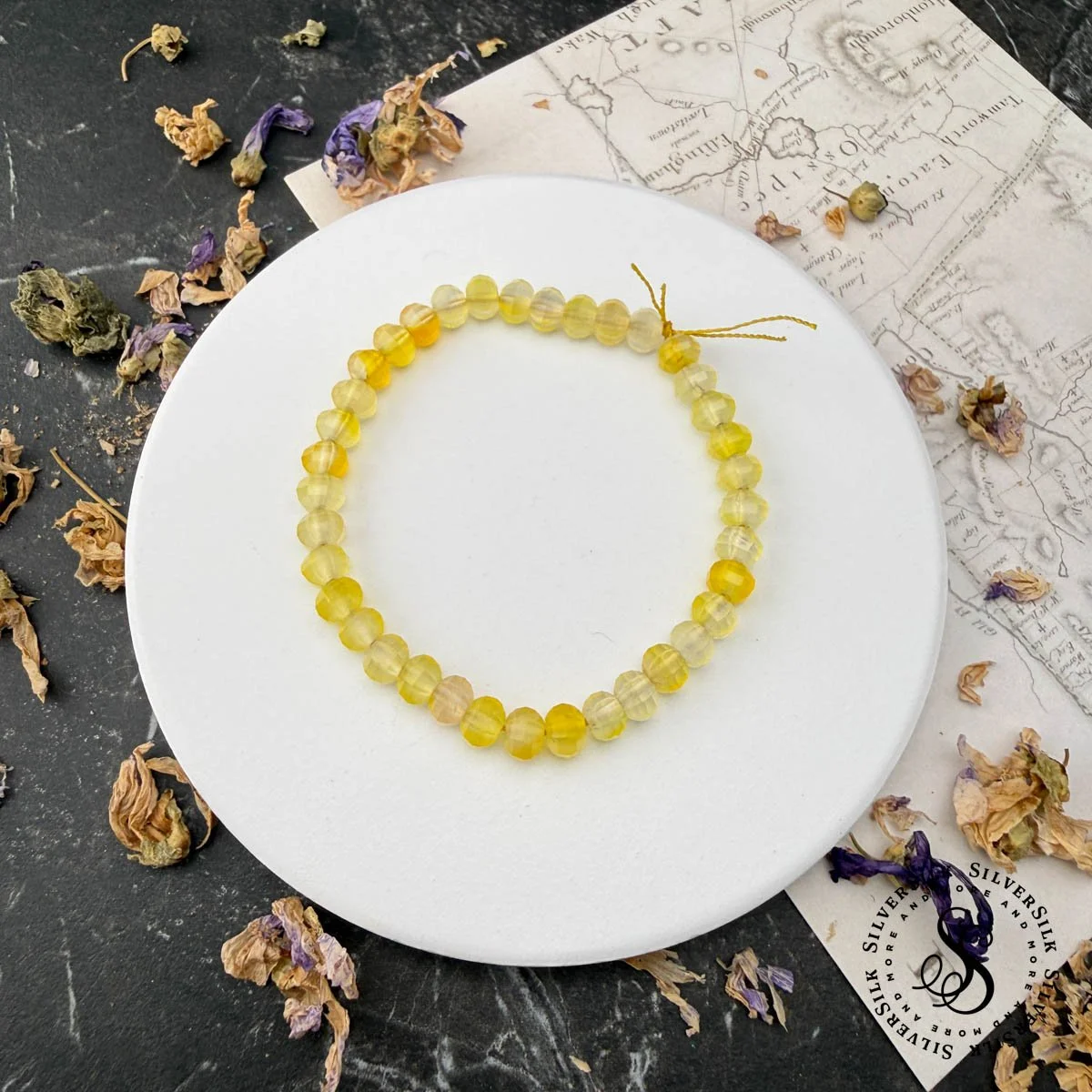4x6mm Faceted Sol Agate Lantern-shape Gemstone Beads - 40oc Set or 7.5in Length