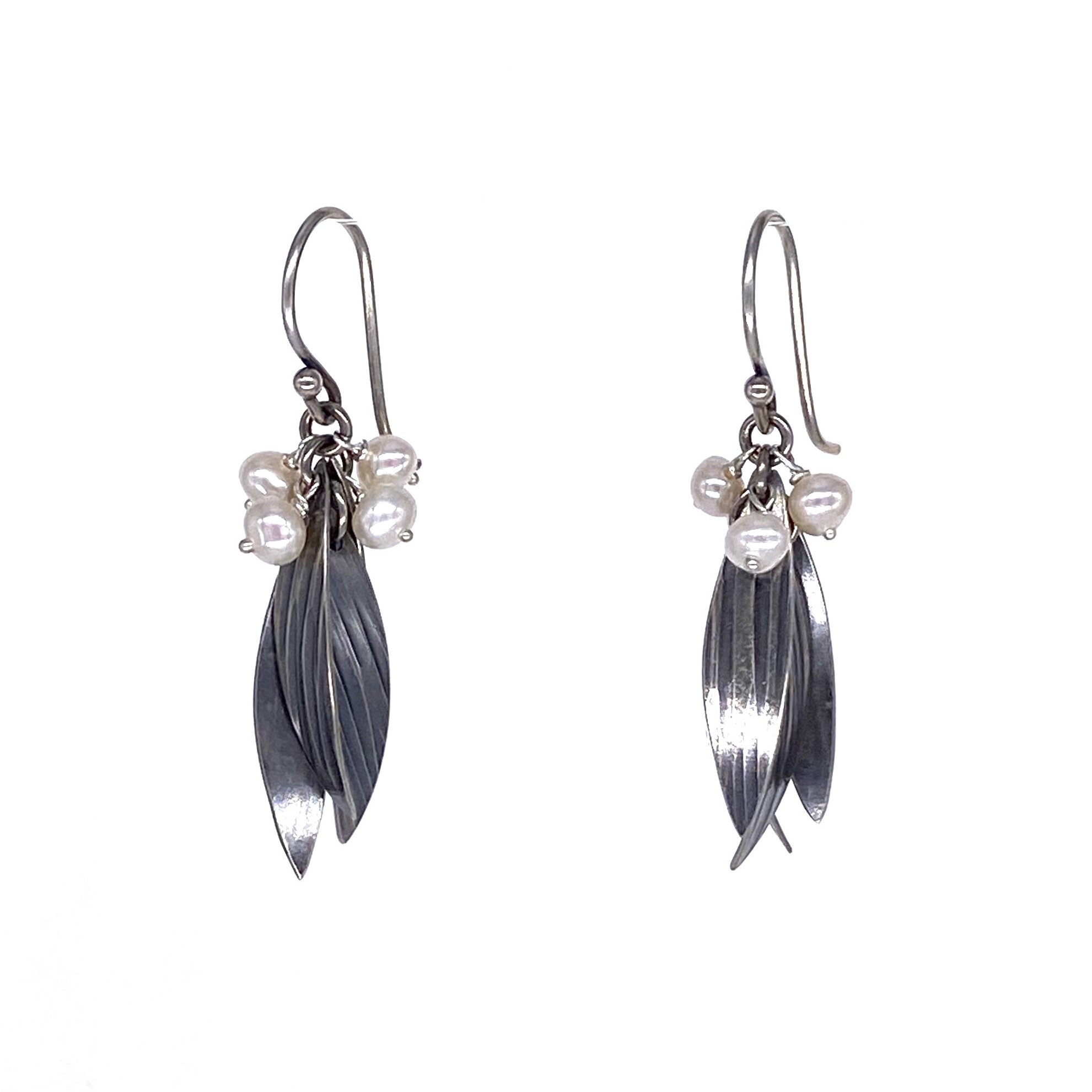 Meredith Petal Cluster Earrings II