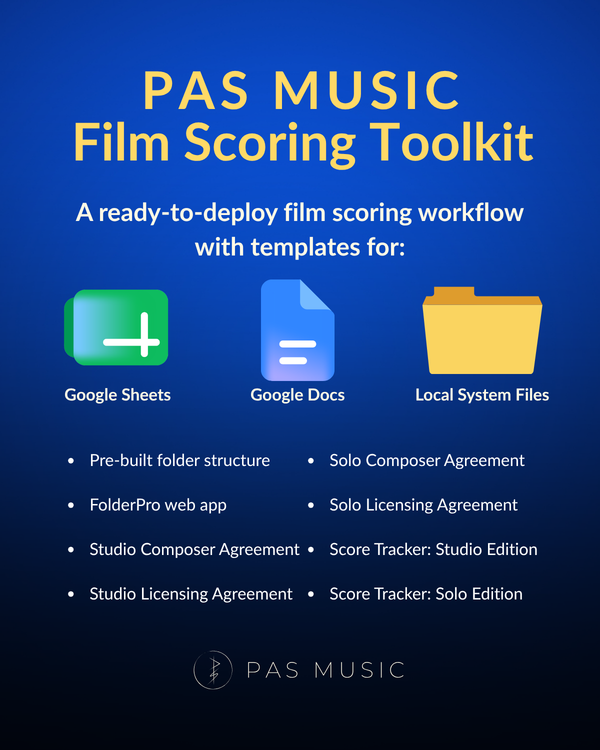 PAS Music Film Scoring Toolkit