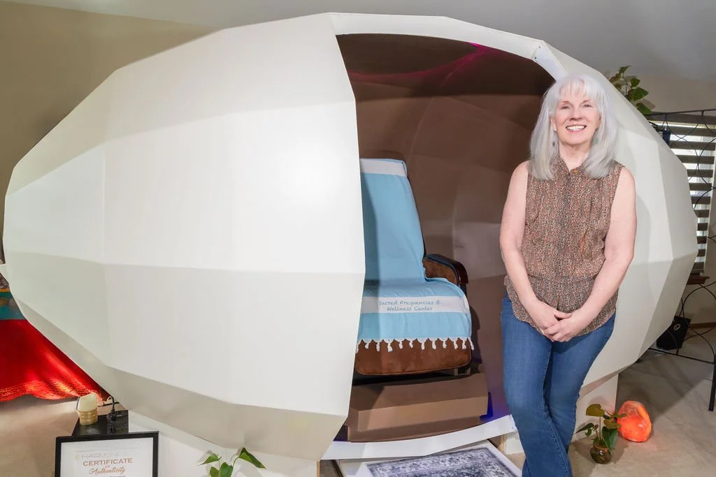 displayed himalayan singing bowls