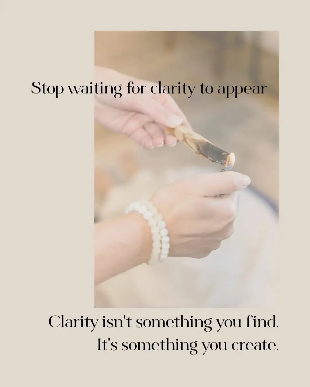 Last week, I shared that Creating Clarety isn't just about wellness and leadership, facilitation, breathwork or cold plunging.

It's about helping people find clarity.

One thing I hear all the time is:

"I don't have time to slow down."

I
