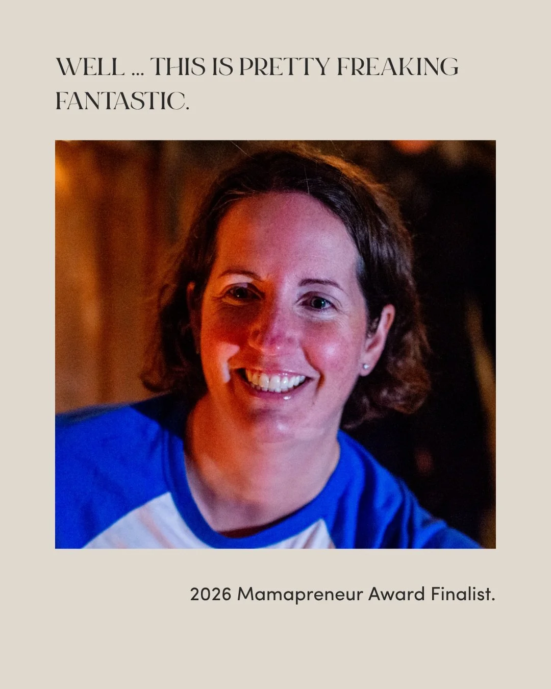Well&hellip; THIS is a FANTASTIC way to start a Friday!

I&rsquo;m officially a 2026 Mamapreneur Award finalist! And honestly I&rsquo;m still letting it sink in.

Building a business while juggling work, family, life and all the beautiful chaos that 