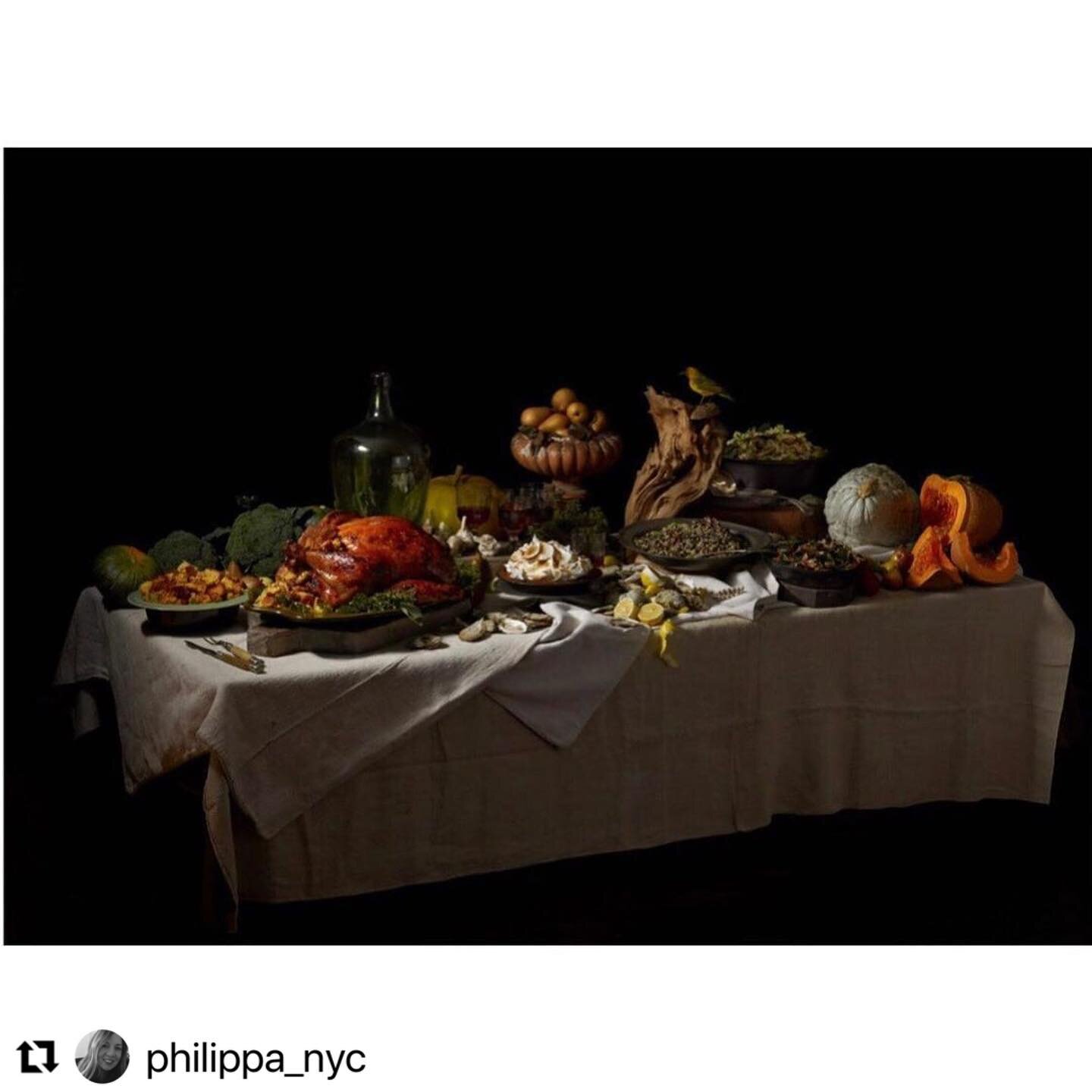 #Repost @philippa_nyc with @use.repost
・・・
&ldquo; Just a little something I threw together for Thanksgiving &ldquo; said no one , ever ! A favorite shoot with @nymag ( special thanks to @jodyquon ). Photograph by @zaczavv , food styling @attenboroug