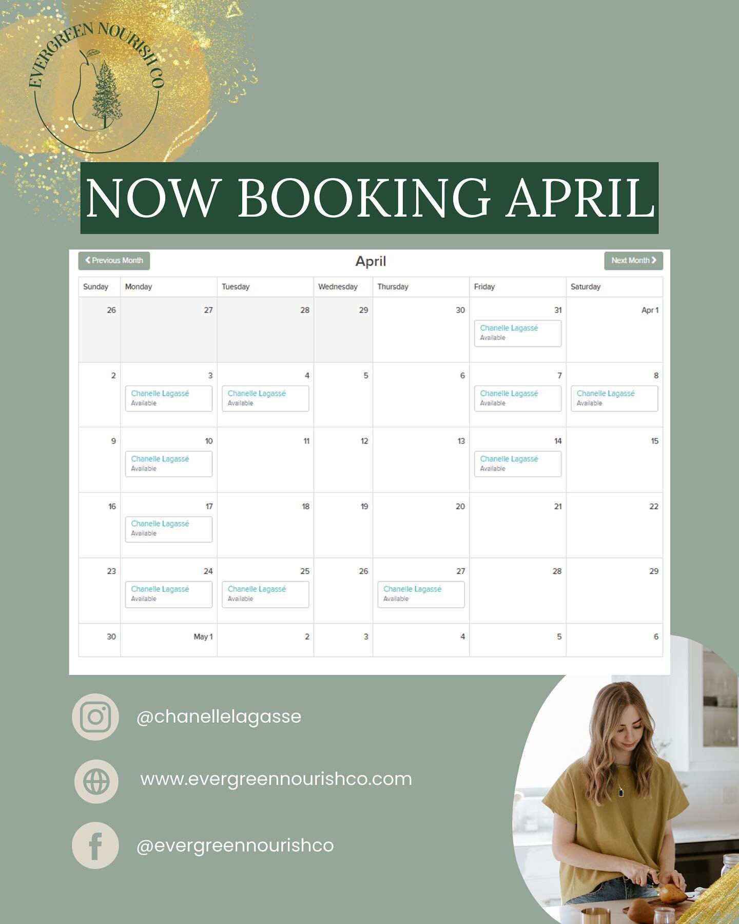 🍐 I&rsquo;m accepting new clients! 👩🏻&zwj;💻

As a Registered Holistic Nutritionist, I take a whole body approach to ensure we align your food, lifestyle, and mindset to your health goals. I want nothing more than for you to THRIVE ✨

I&rsquo;m a 