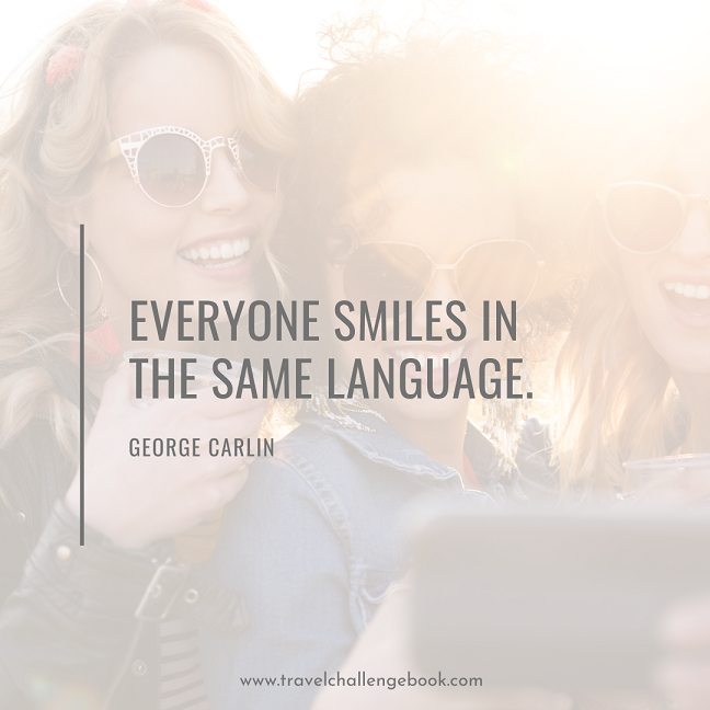 Everyone smiles in the same language - George Carlin.png