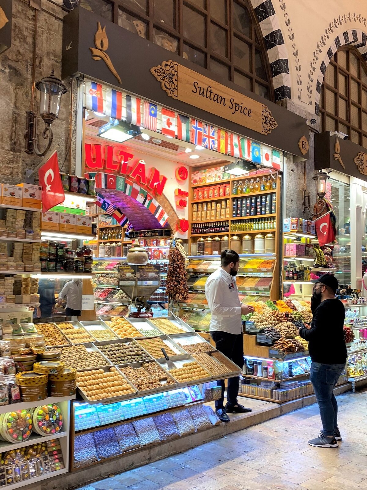 Spice Bazaar (Misir Carsisi – “Egyptian Market”) in Istanbul - Turkey