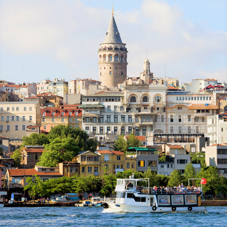 Galata Tower in Istanbul - Turkey