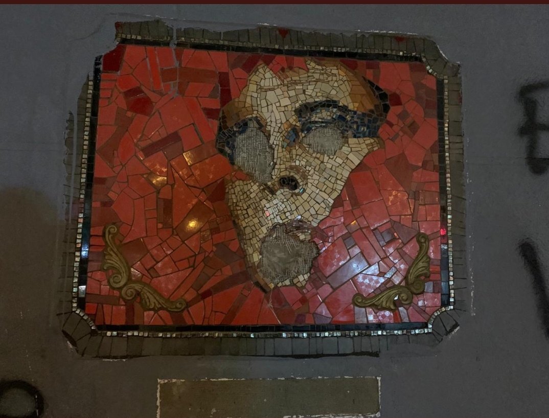 Así quedó el memorial del comunista