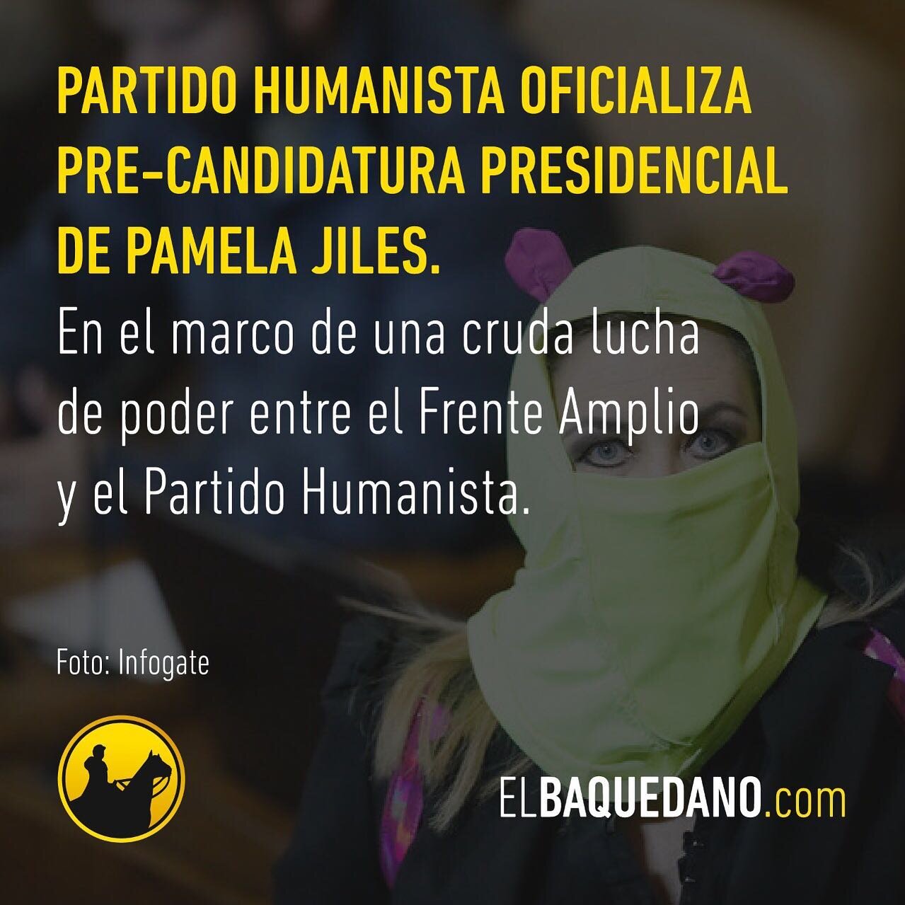 Jiles c&oacute;mo futura presidenta de Chile? Link de la nota completa en nuestra biograf&iacute;a.