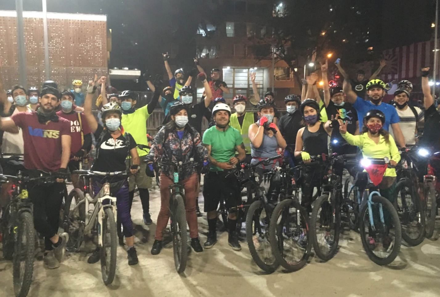 El grupo antifa “Furiosos Ciclistas” es uno de los grupos comprometidos en este activismo molecular.