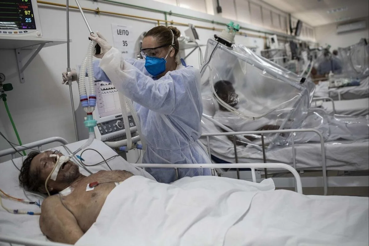 Brasil registró 1.156 nuevas muertes por coronavirus en las últimas 24 horas.