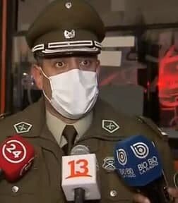 El mayor Cristian Bichet de la comisaría de Peñalolén.