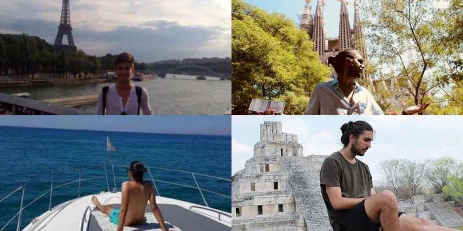 En una de las fotos publicadas por Tony Castro se le puede observar tendido sobre la cubierta de un yate y derrochando lujos en varias partes del mundo.