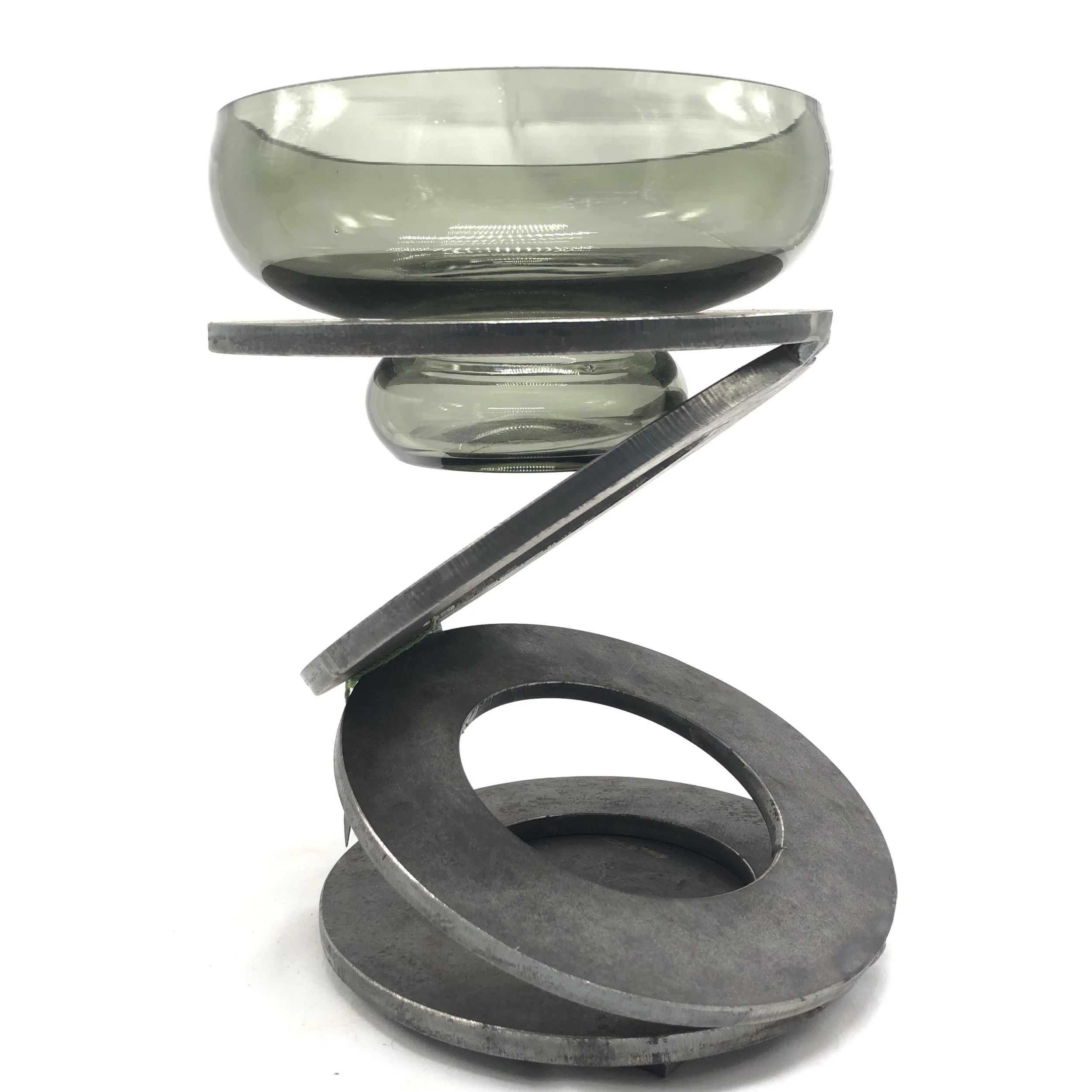 Industrial Kerzenständer " Slice 2 Slice Smokey Grey"