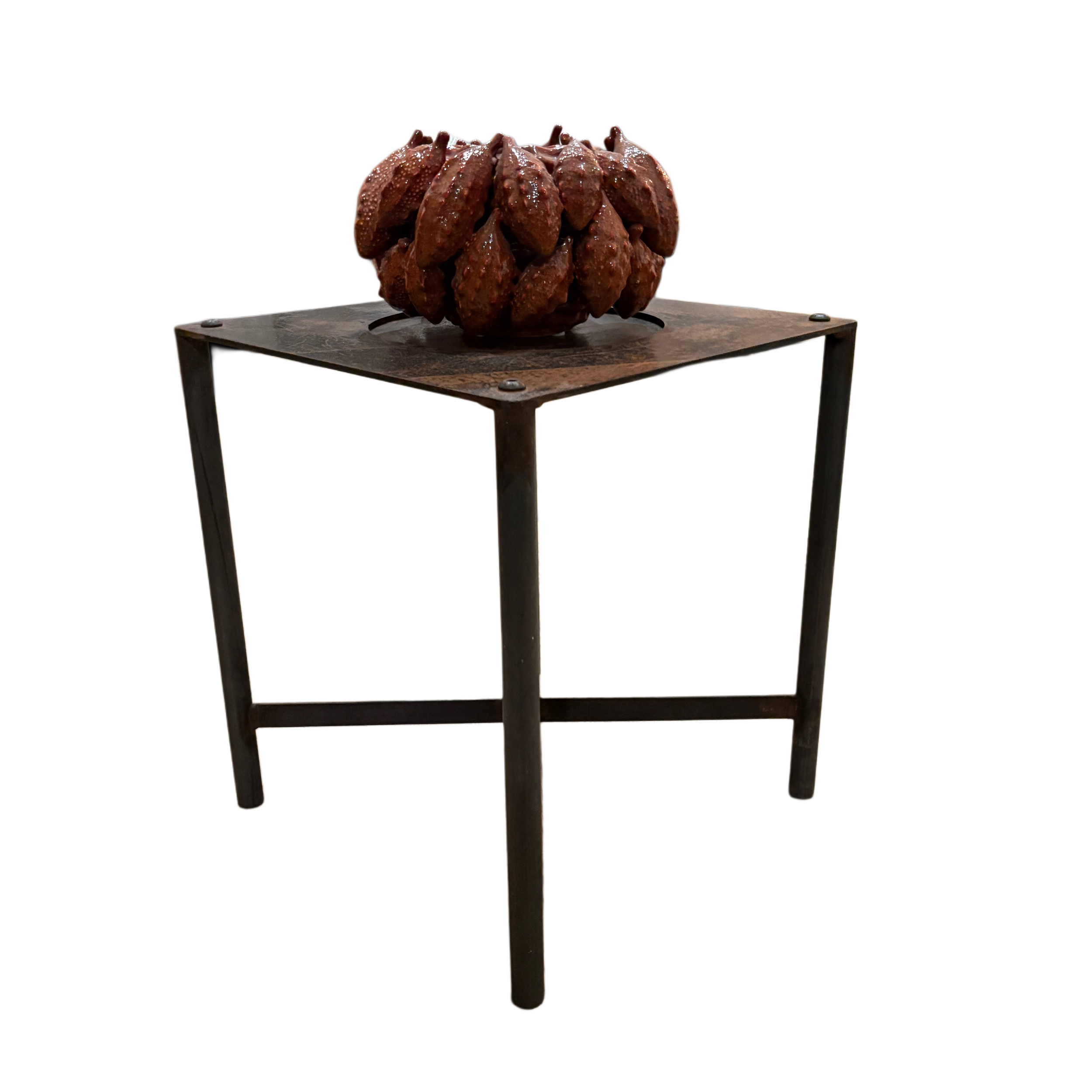 Beistelltisch Industriestahl, Beistelltisch Patina, Industrieller Beistelltisch, Coffeetable Metall, Metallunikat Tisch, Beistelltisch 40x40, H. Erlenbach Design, Rostpatina Tisch..png