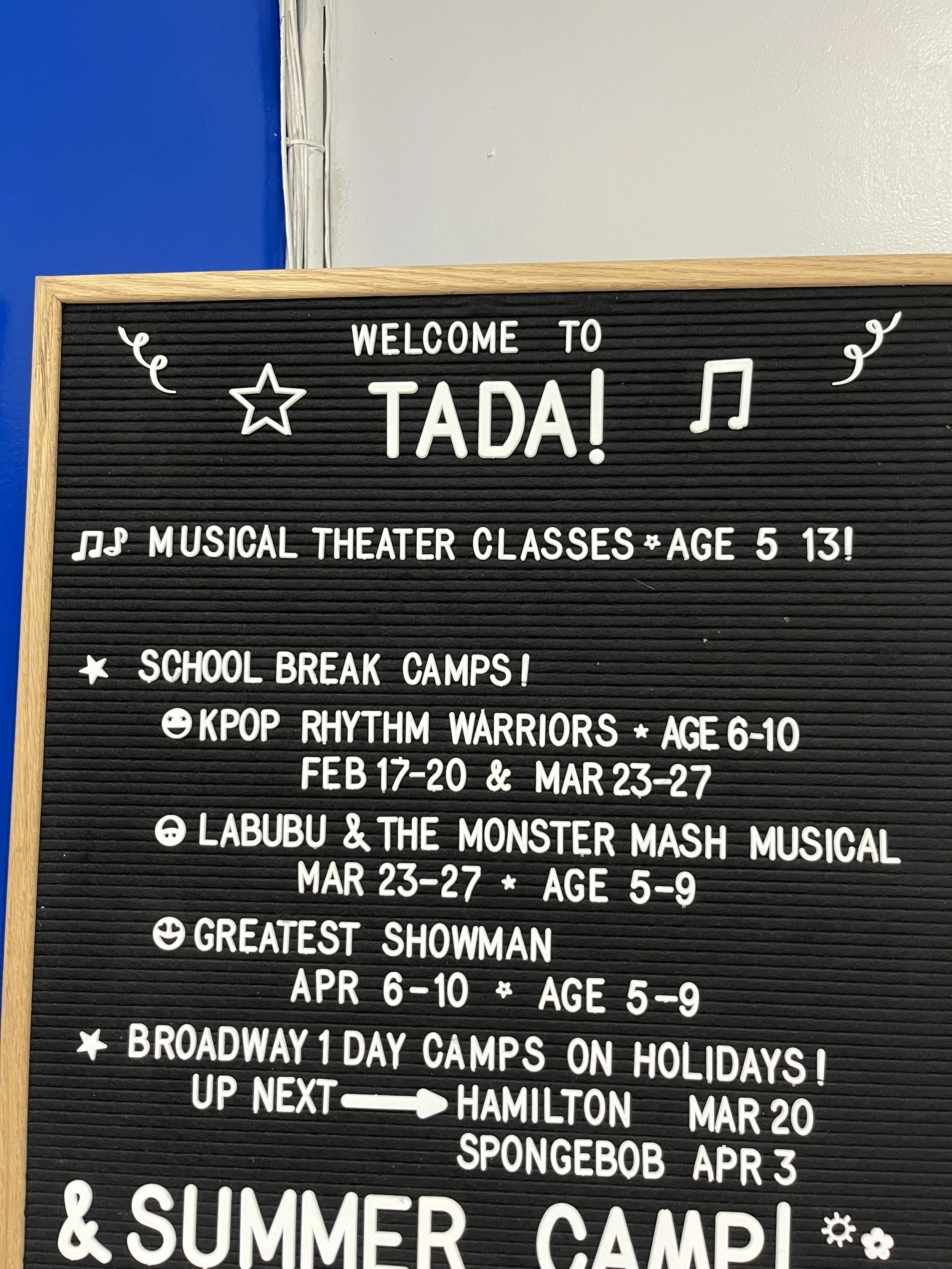TADA! K-Pop Camp [Feb]