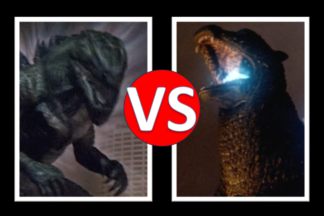 Godzilla vs American version ‘Zilla’ (Hollywood’s 1998 version)