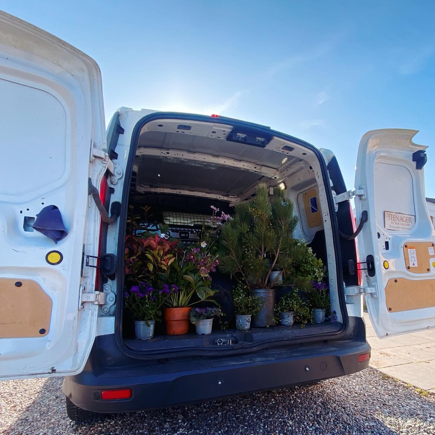 Ig&aring;r var vi p&aring; planteskole for et f&aring; lidt farve og gr&oslash;nt til Dr&oslash;mmehuset og Dr&oslash;mmeCaf&eacute;en, men som I kan se p&aring; bagagerummet var det sv&aelig;rt at begr&aelig;nse sig 🙃🪻🌺🤩. 

Kom forbi Dr&oslash;m