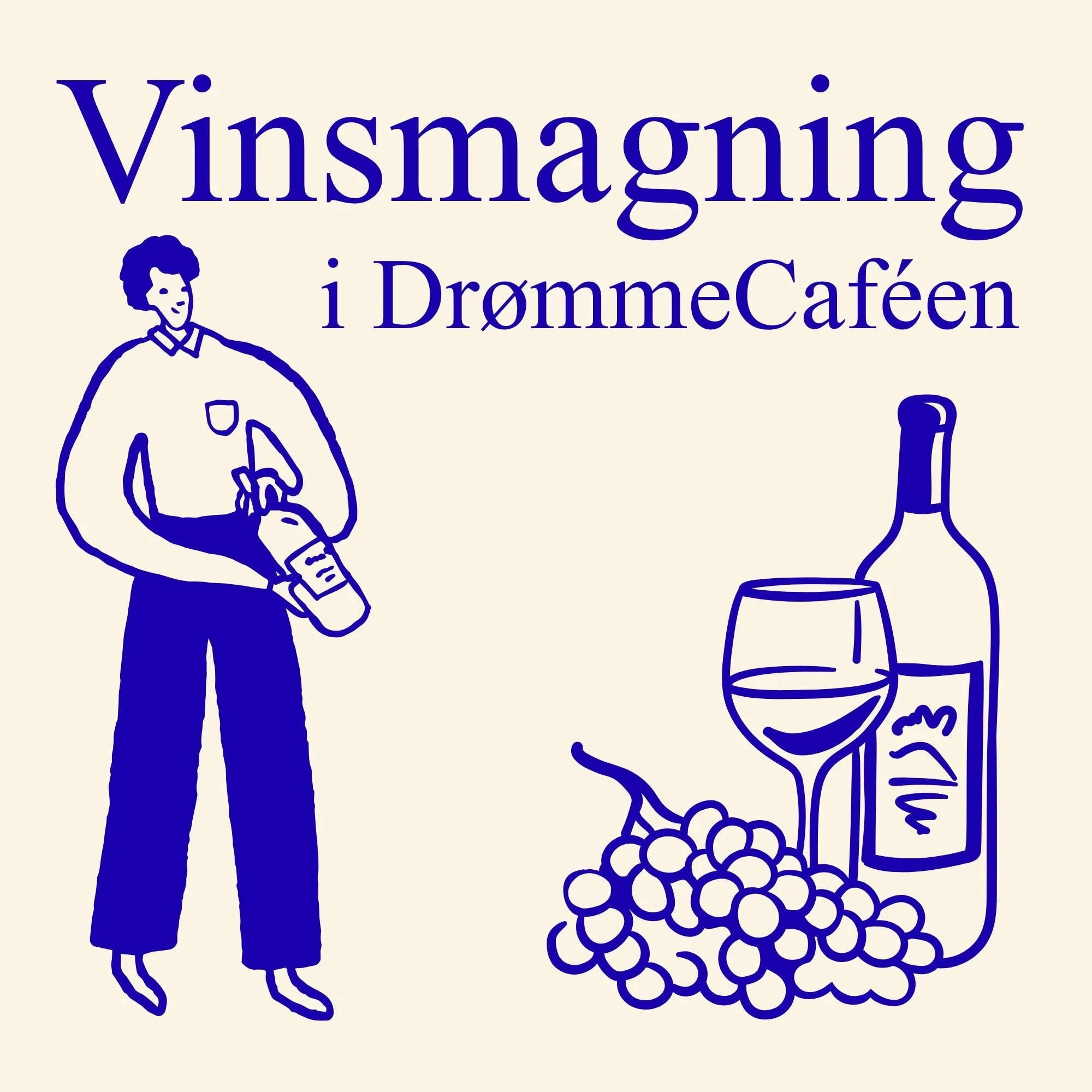Vinsmagning i DrømmeCaféen