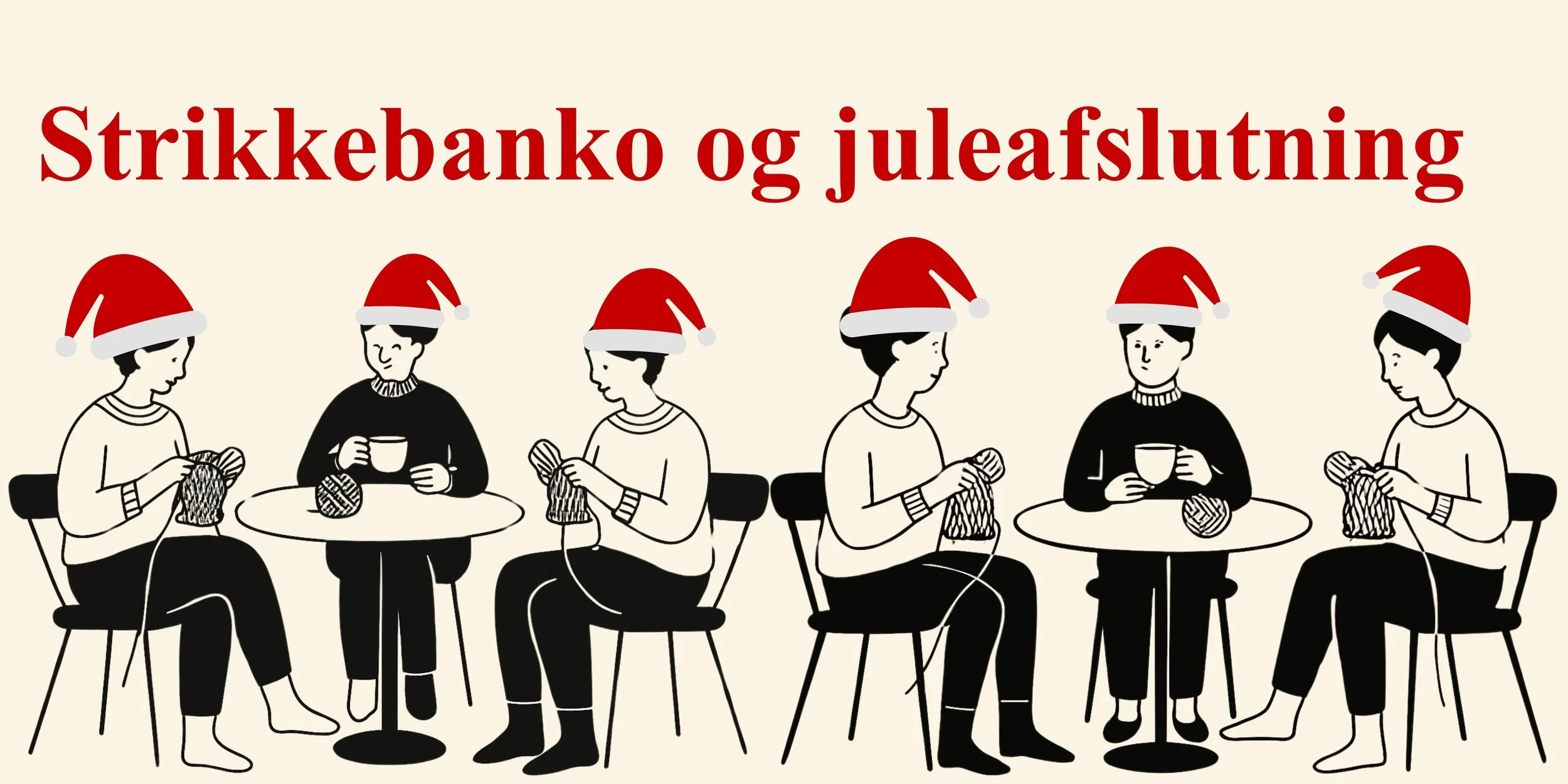 Tilmelding til Strikkebanko og juleafslutning