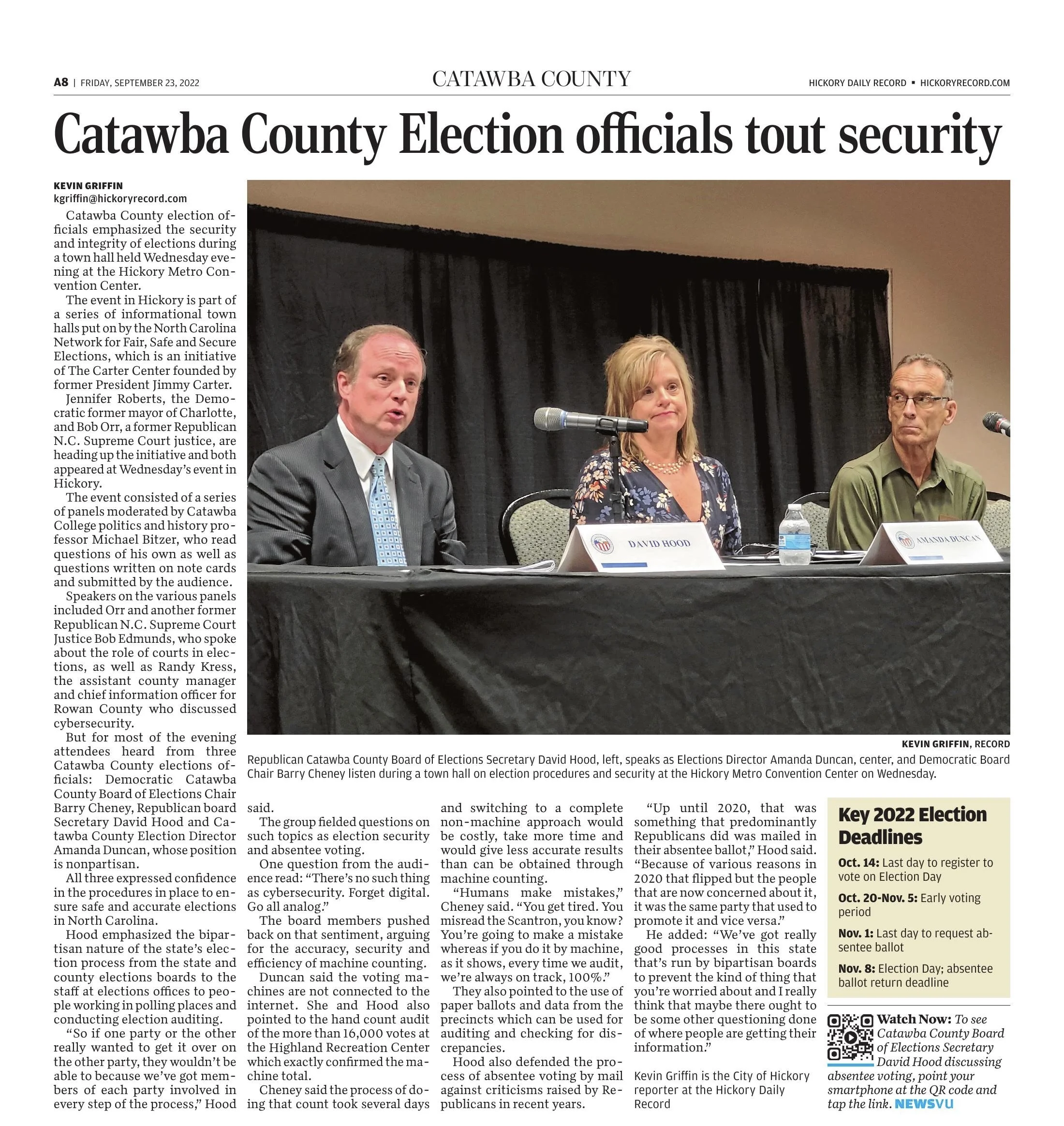 Election Season Photos — League of Women Voters of Catawba Valley