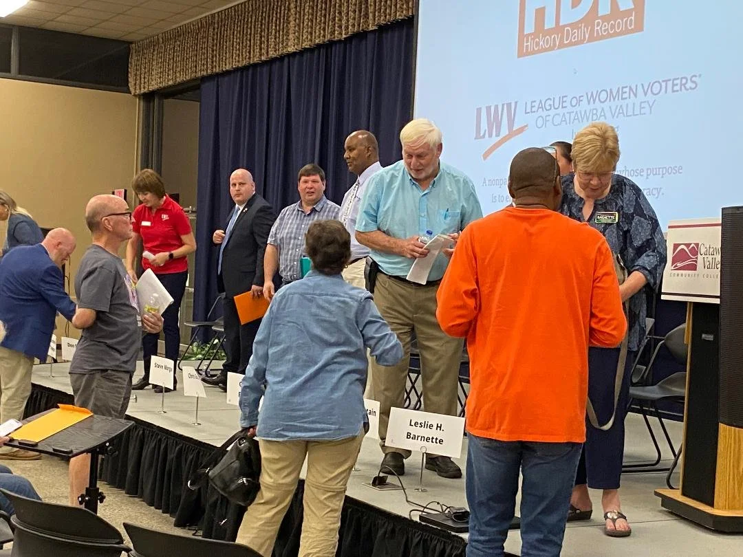 Election Season Photos — League of Women Voters of Catawba Valley
