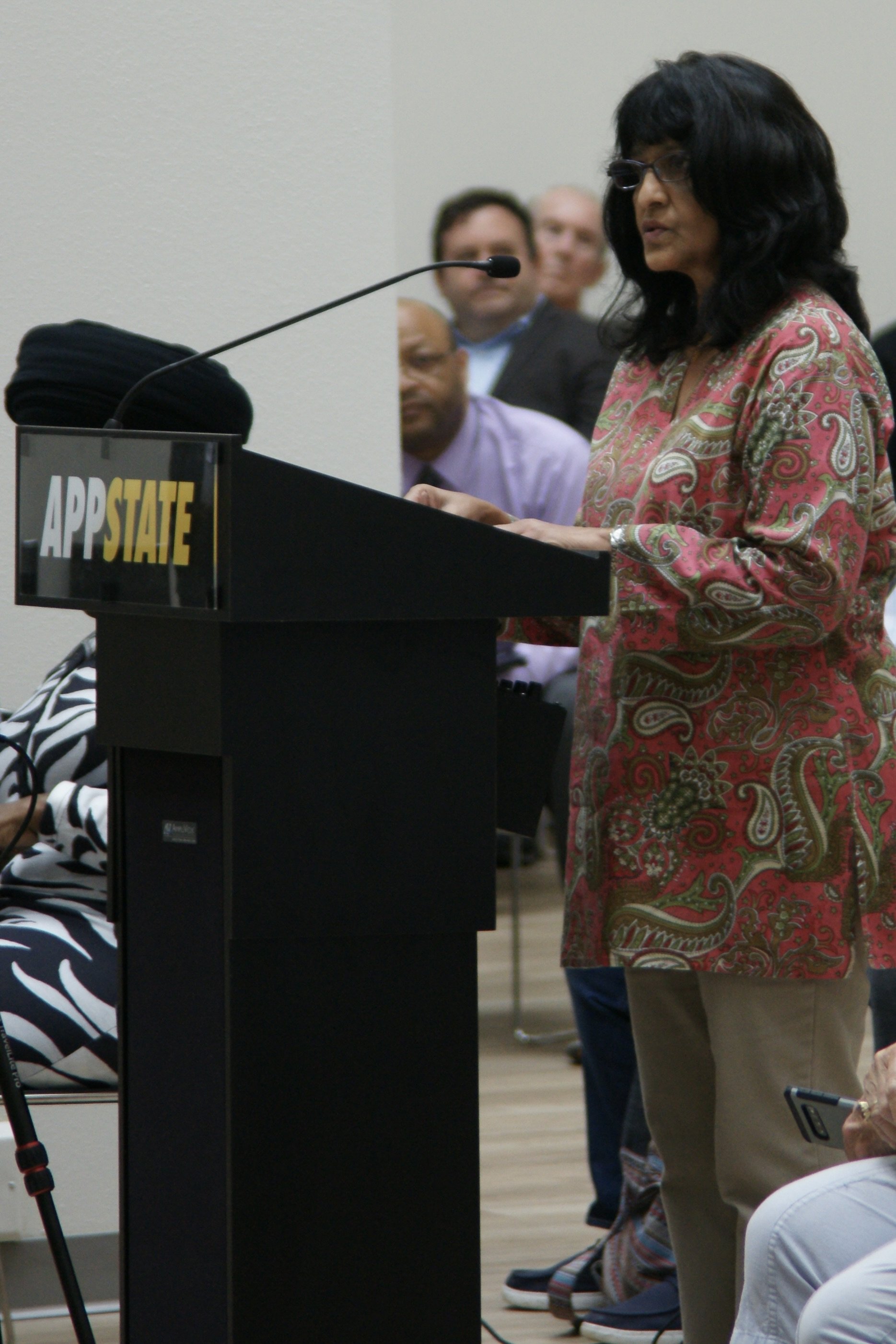 Priya Palmer spoke as a concerned Catawba County citizen