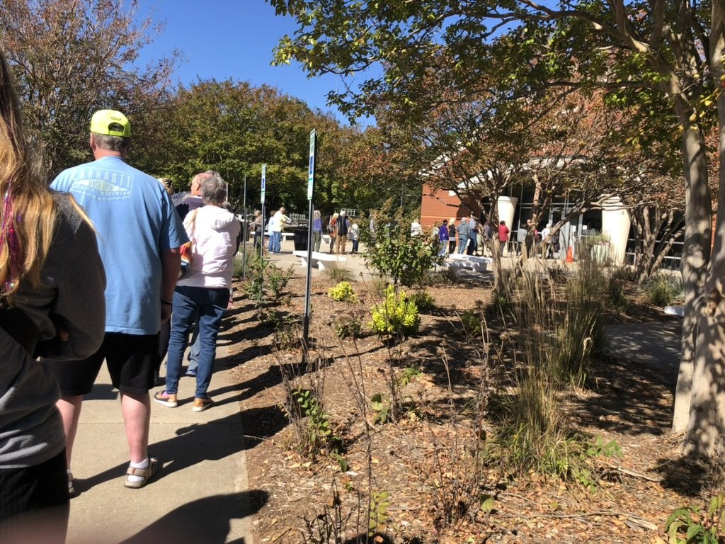 Voters in large numbers are a good sign!