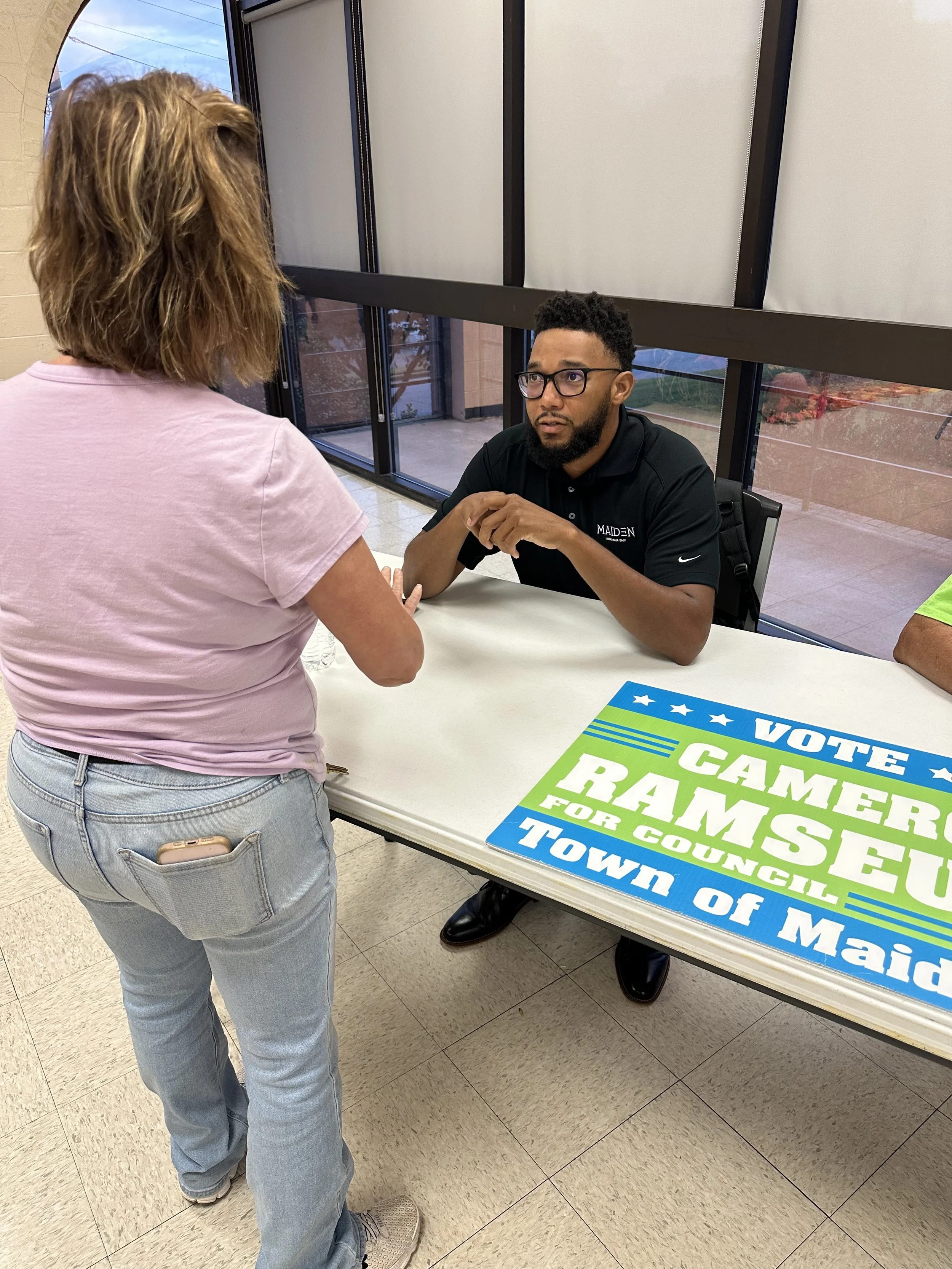 Cameron D. Ramseur, Candidate for Town Council