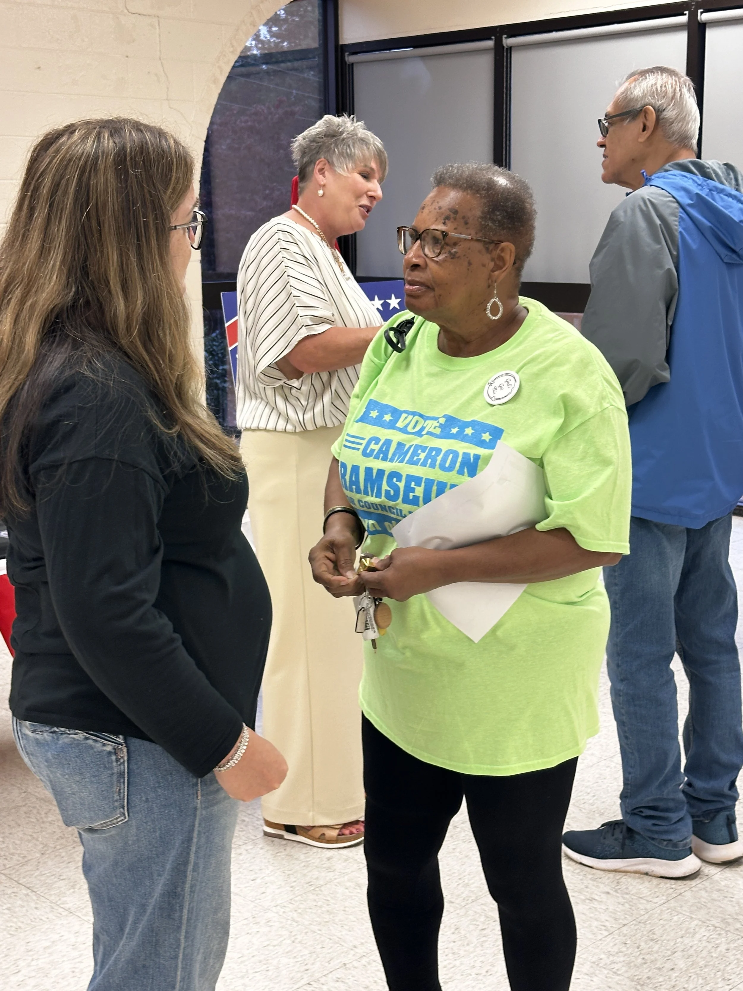 It was also a time for folks to visit with each other, too!