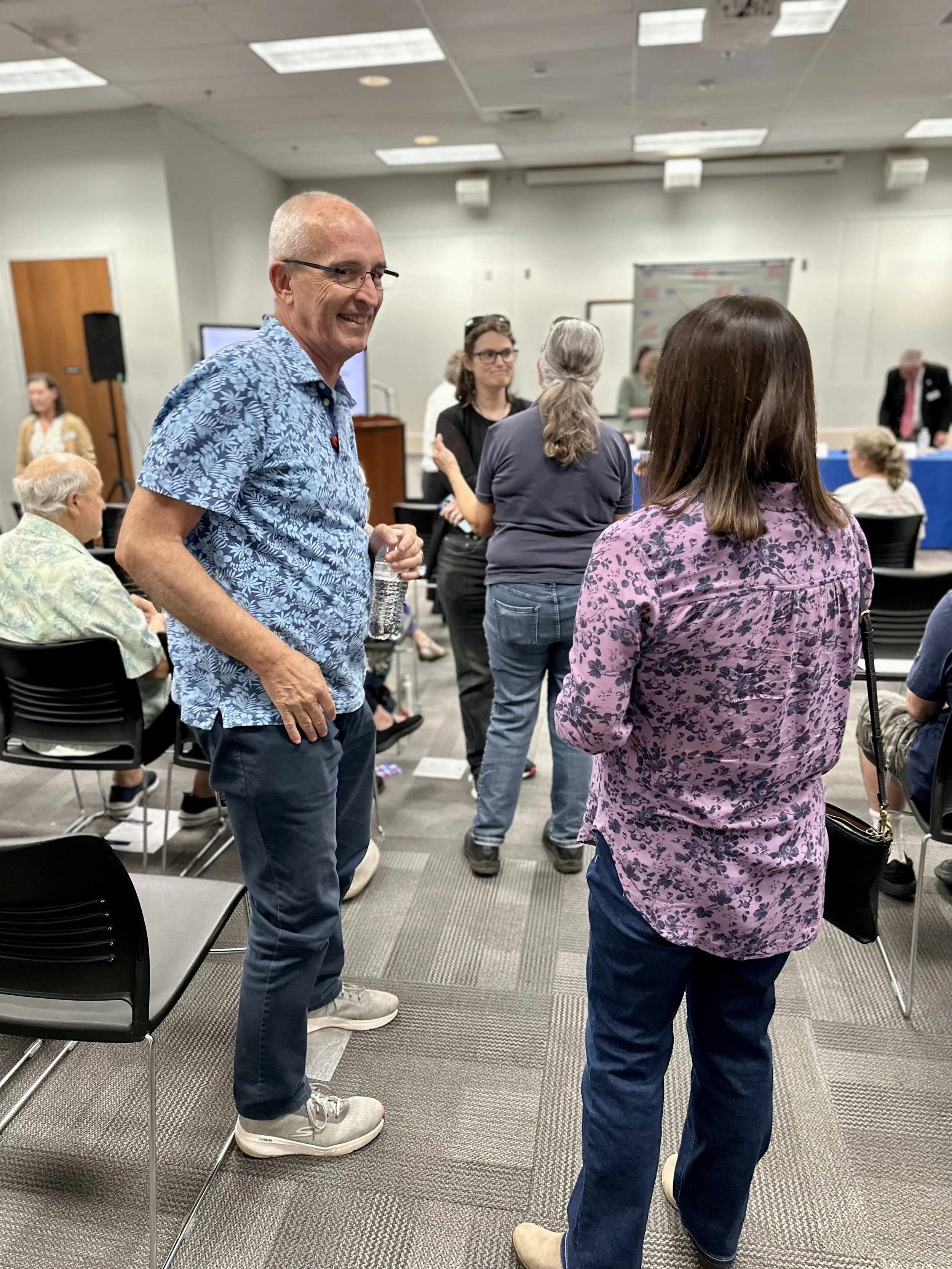 Candidate events are great for seeing people!