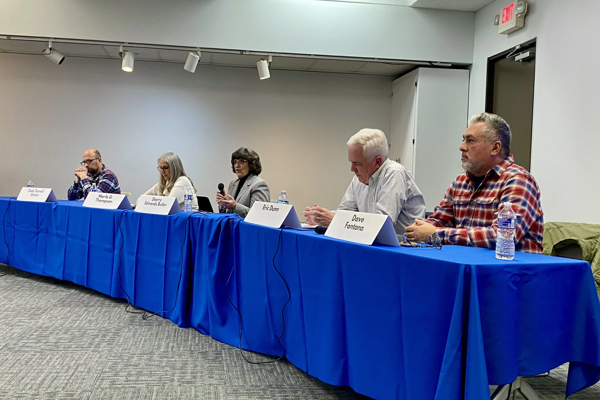 The candidates were ready for the questions from